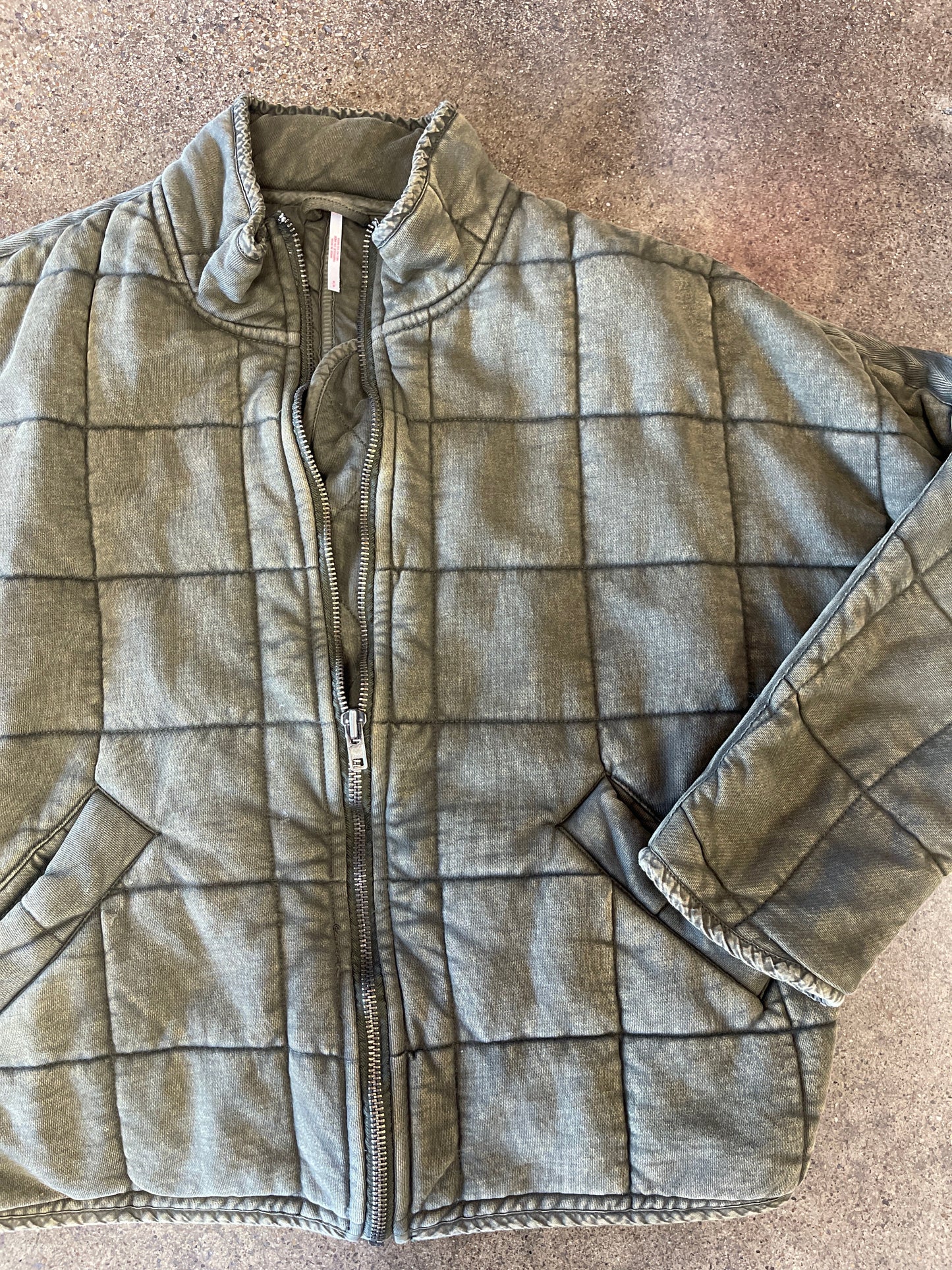 Jacket Puffer & Quilted By Free People In Green, Size: S