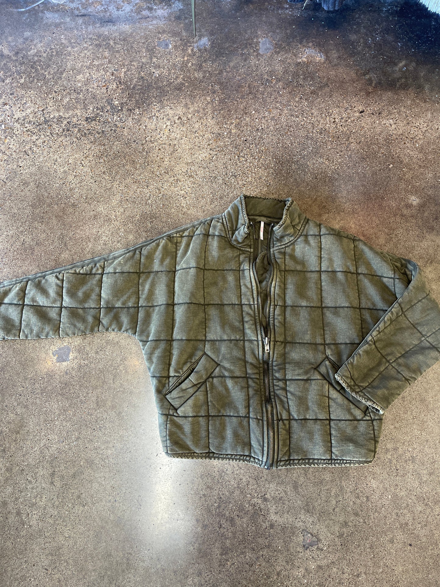 Jacket Puffer & Quilted By Free People In Green, Size: S