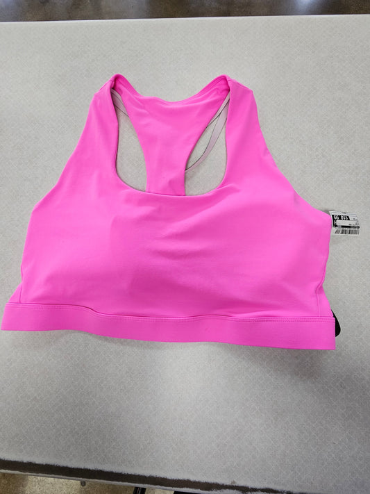 Athletic Bra By Fabletics In Pink, Size: 2x