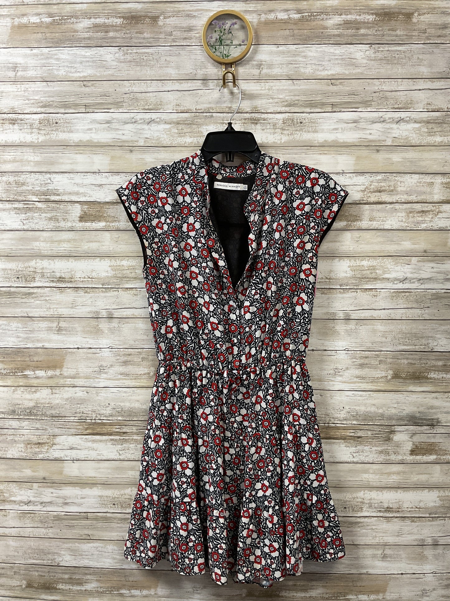 Dress Designer By Rebecca Minkoff In Blue & Orange, Size:Xs