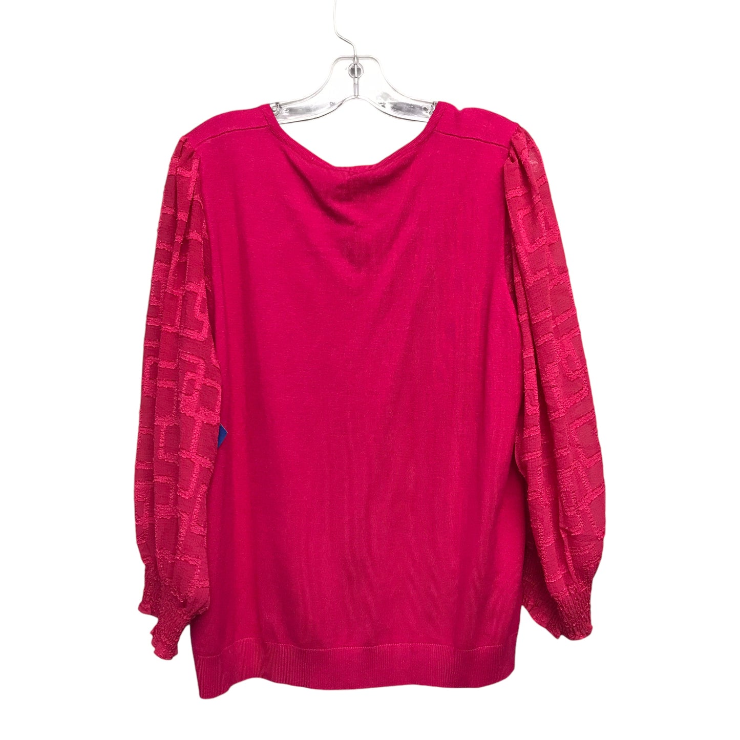 Top Ls By Adrianna Papell In Pink, Size:Xl