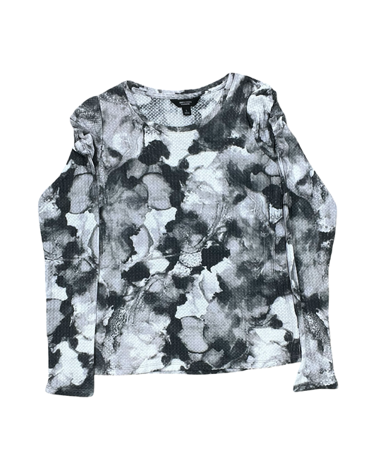 Top Ls By Simply Vera In Black & Grey, Size:S