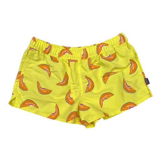 Shorts By Patagonia In yellow with Melon slices, Size:M