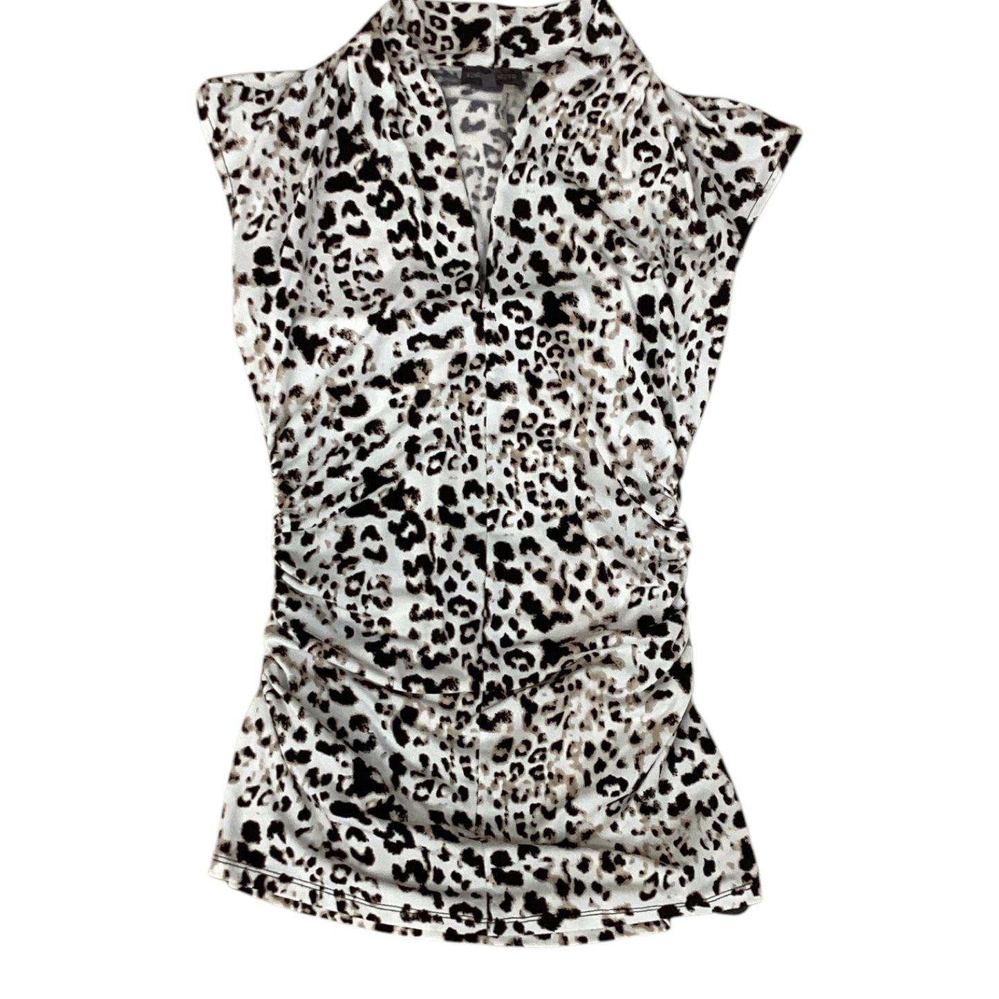 Blouse Sleeveless By Vince Camuto In Animal Print, Size: Xs