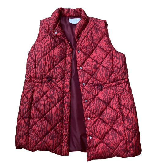 Red Vest Puffer & Quilted Liz Claiborne, Size Xl