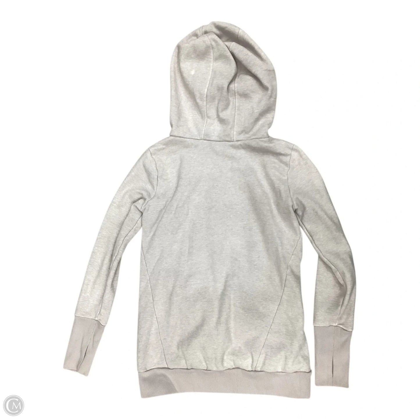 Athletic Sweatshirt Hoodie By Fabletics In Tan, Size: S