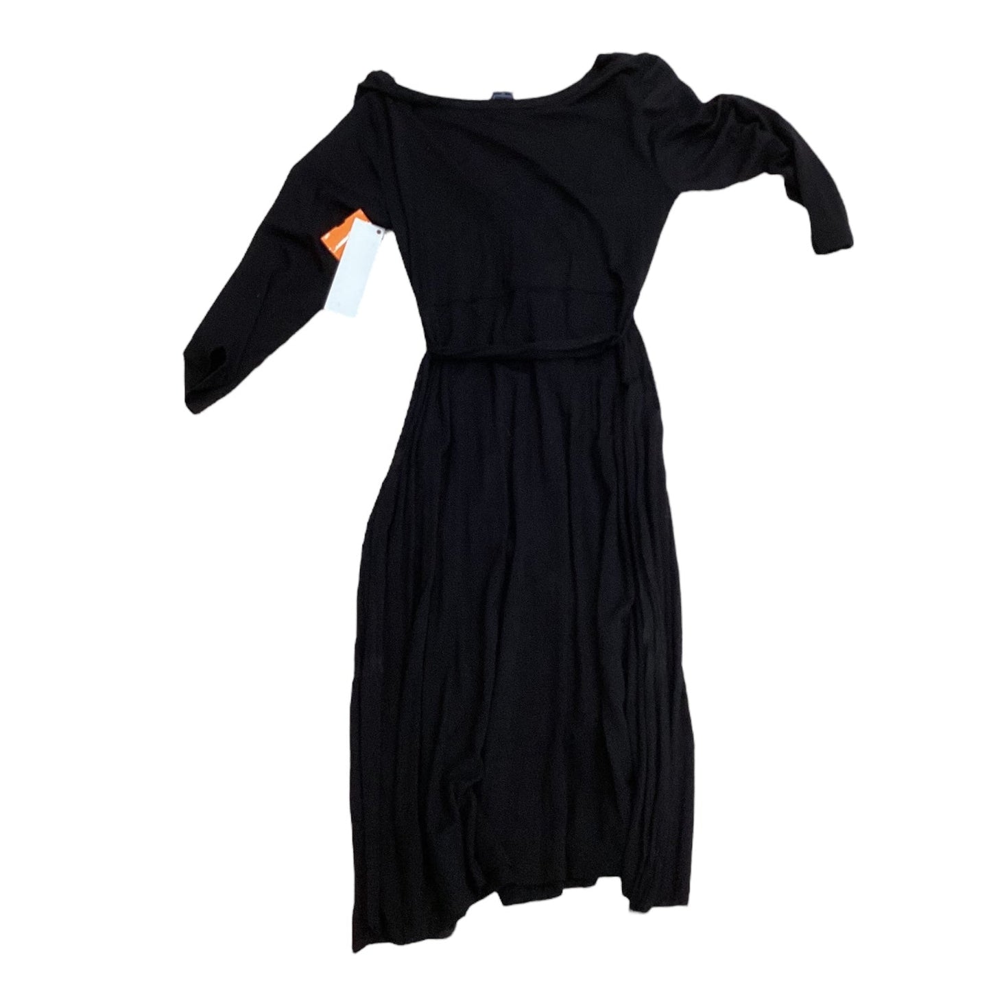 Black Dress Casual Midi Gap, Size Xs