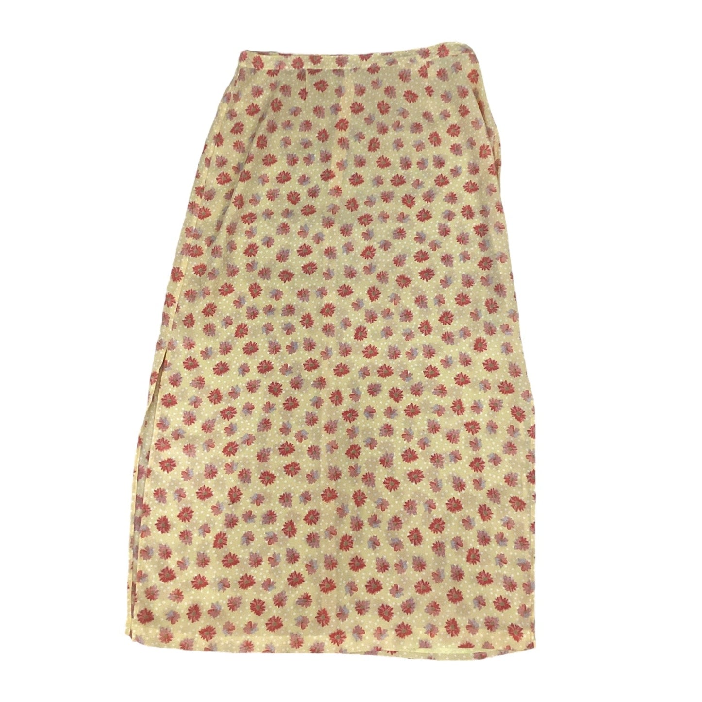 Floral Print Skirt Midi Christopher And Banks, Size 12