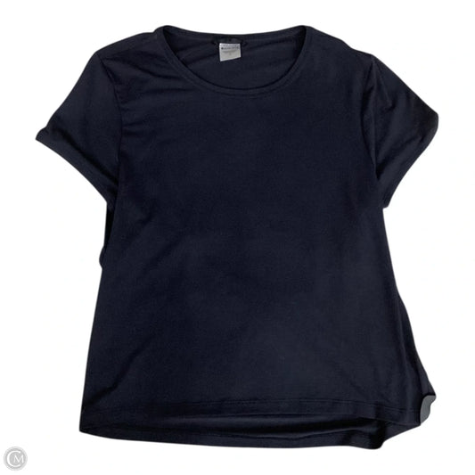 Athletic Top Short Sleeve By Athleta In Black, Size: M