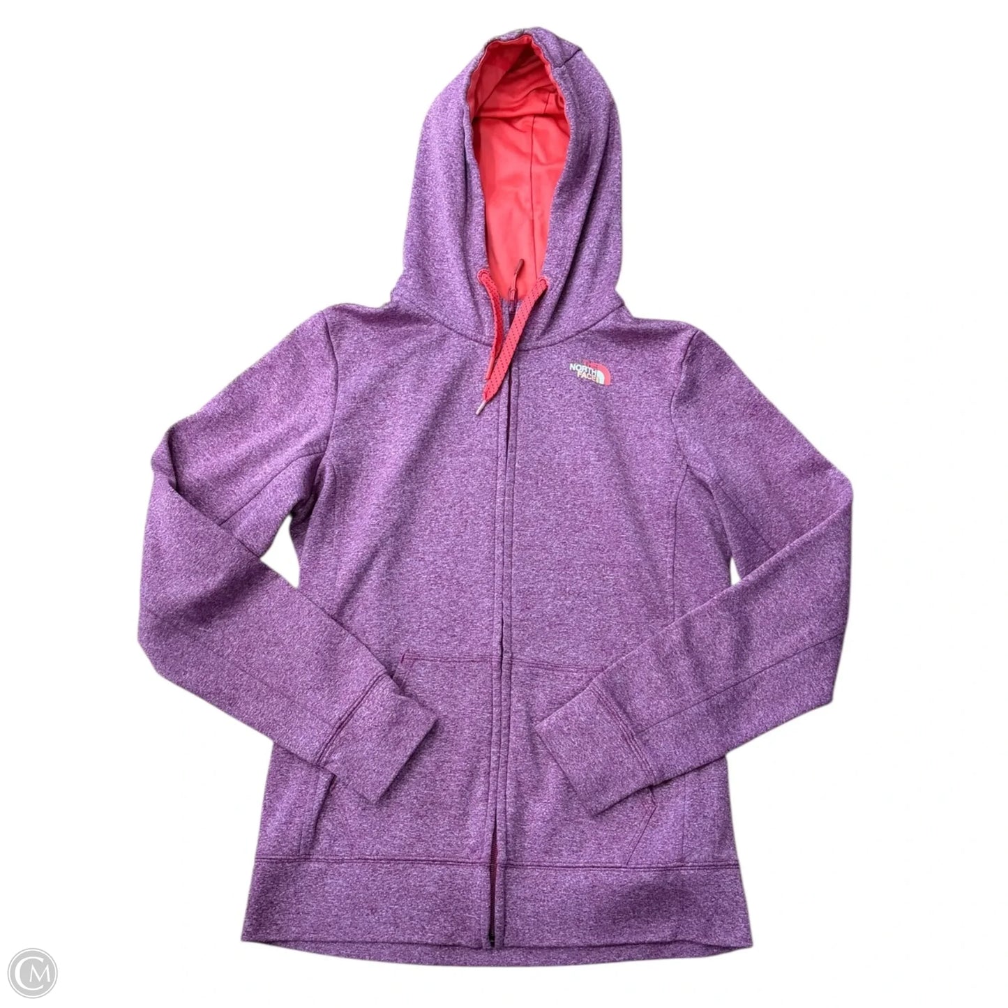 Athletic Jacket By The North Face In Purple, Size: M