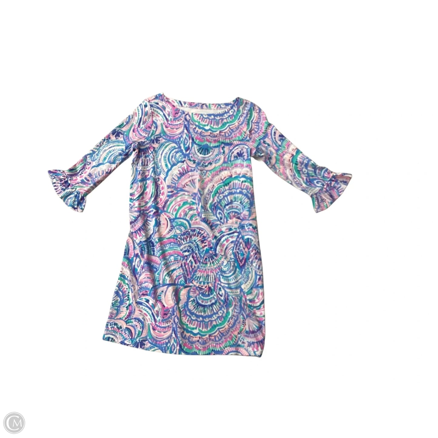 Dress Designer By Lilly Pulitzer In Blue & Pink, Size: Xl