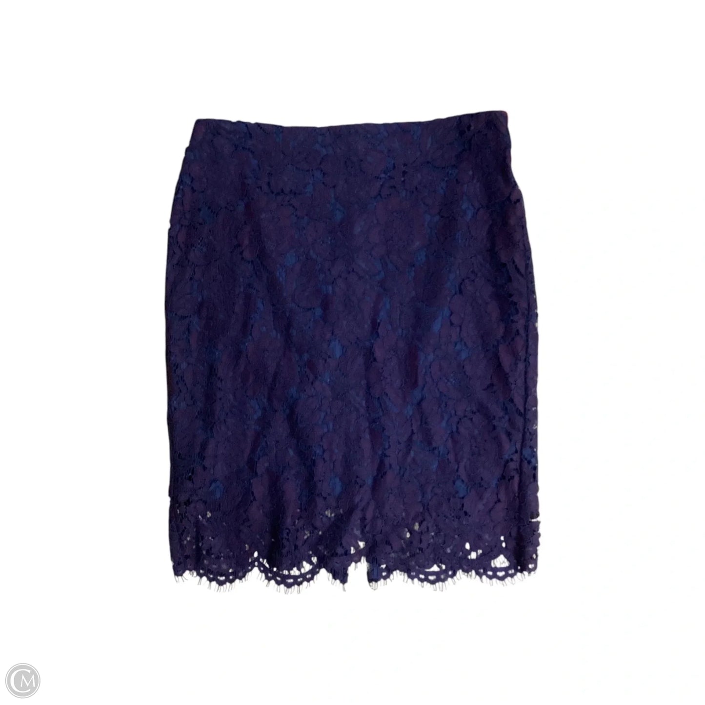 Skirt Midi By Banana Republic In Purple, Size: 4