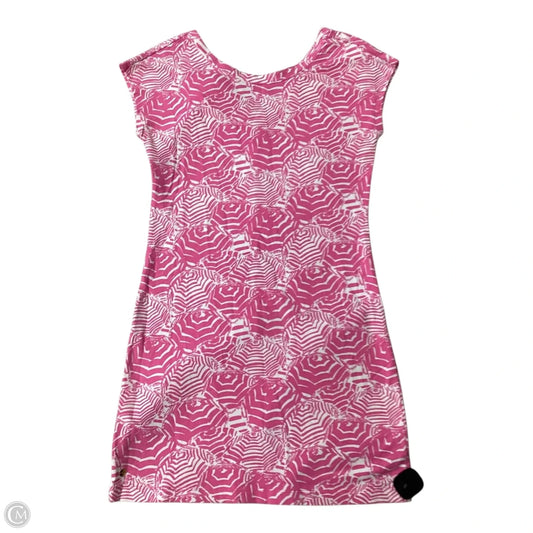 Dress Designer By Lilly Pulitzer In Pink & White, Size: S