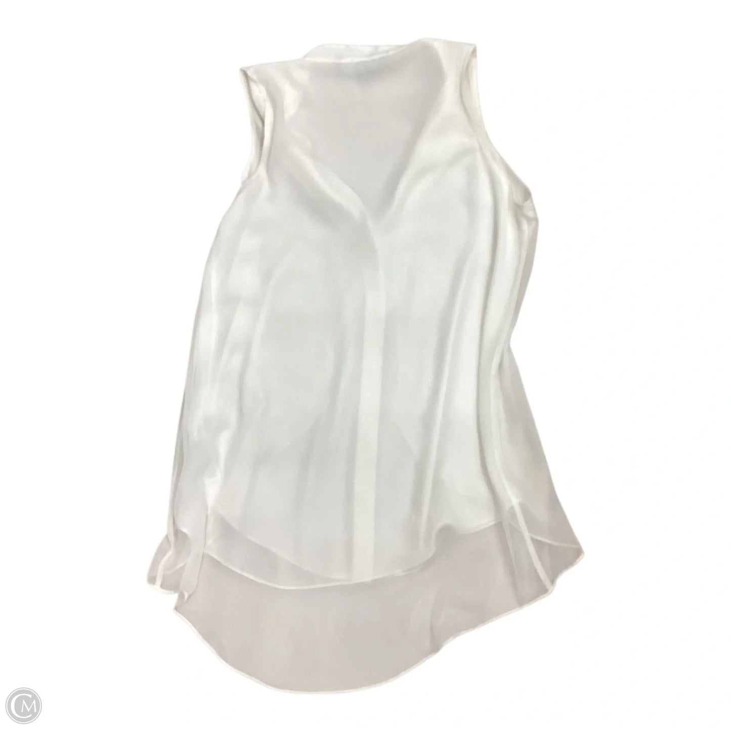Blouse Sleeveless By White House Black Market In Cream, Size: Xs