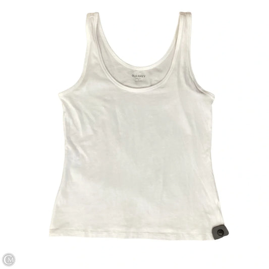 Top Sleeveless By Old Navy In White, Size: S