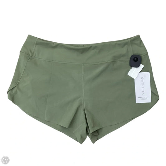 Athletic Shorts By Athleta In Green, Size: L