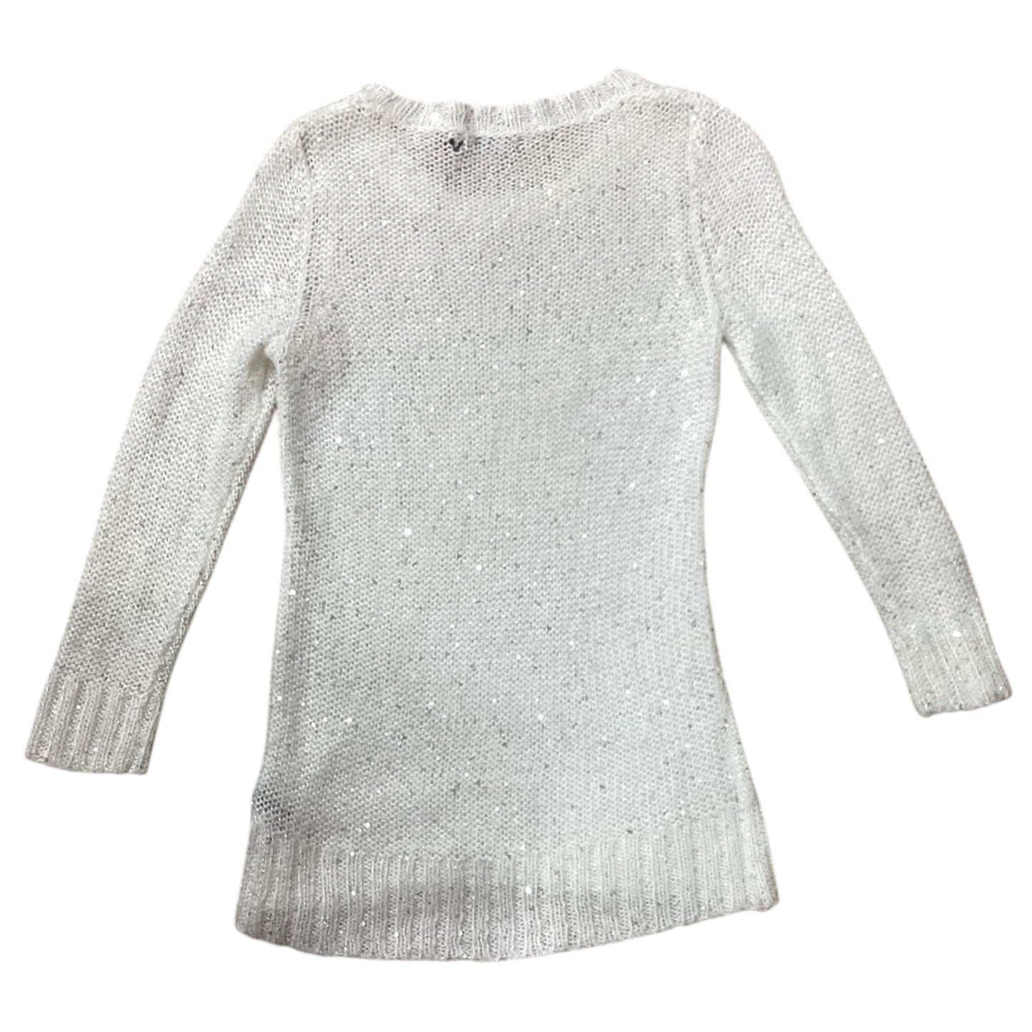 Sweater By Limited In White, Size: M