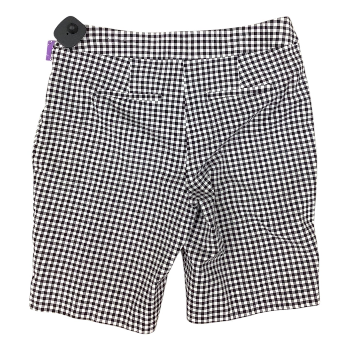 Shorts By Chicos In Checkered Pattern, Size: 1