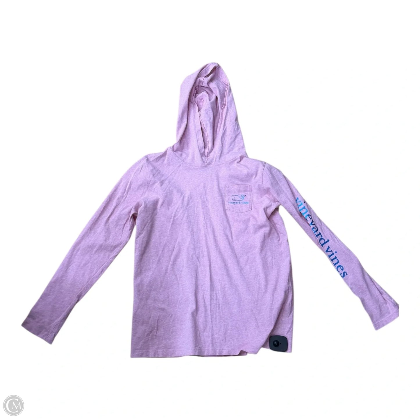 Athletic Top Long Sleeve Hoodie By Vineyard Vines In Pink, Size: Xl