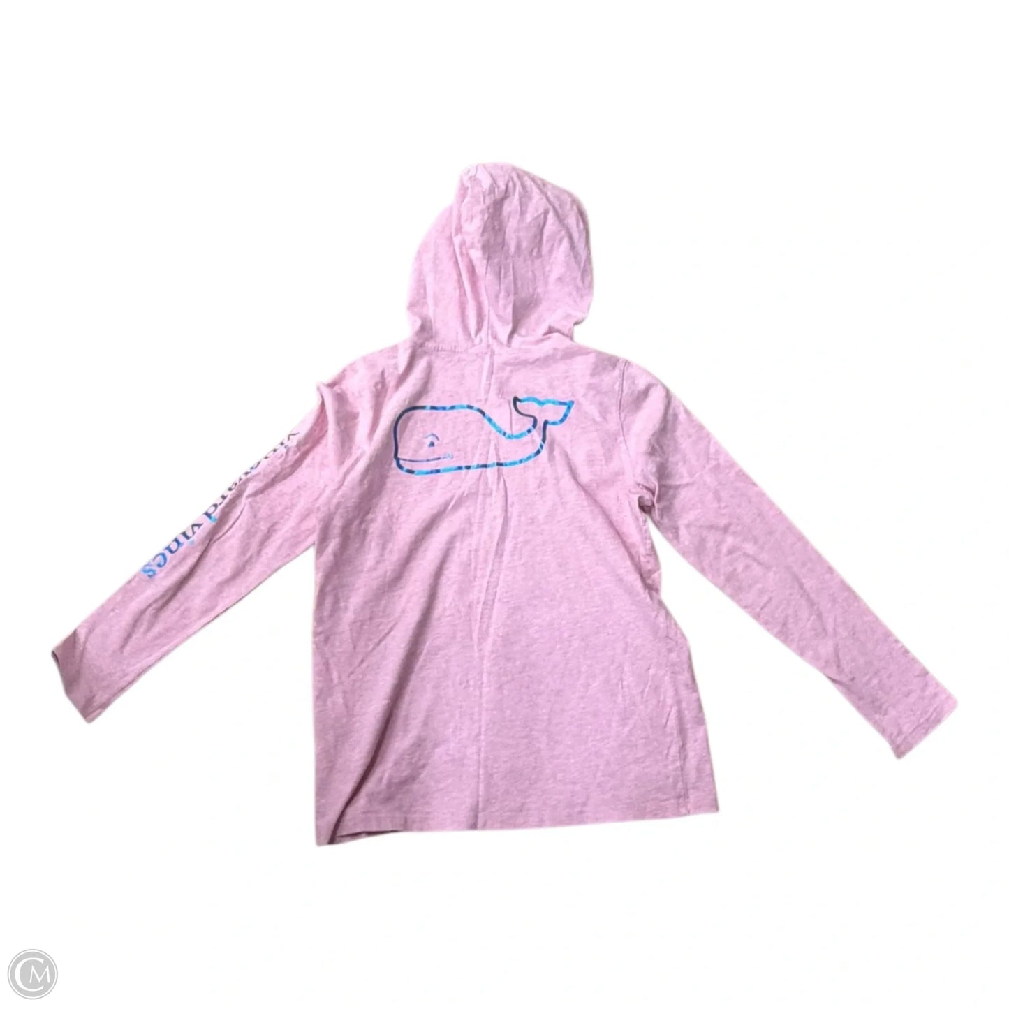 Athletic Top Long Sleeve Hoodie By Vineyard Vines In Pink, Size: Xl