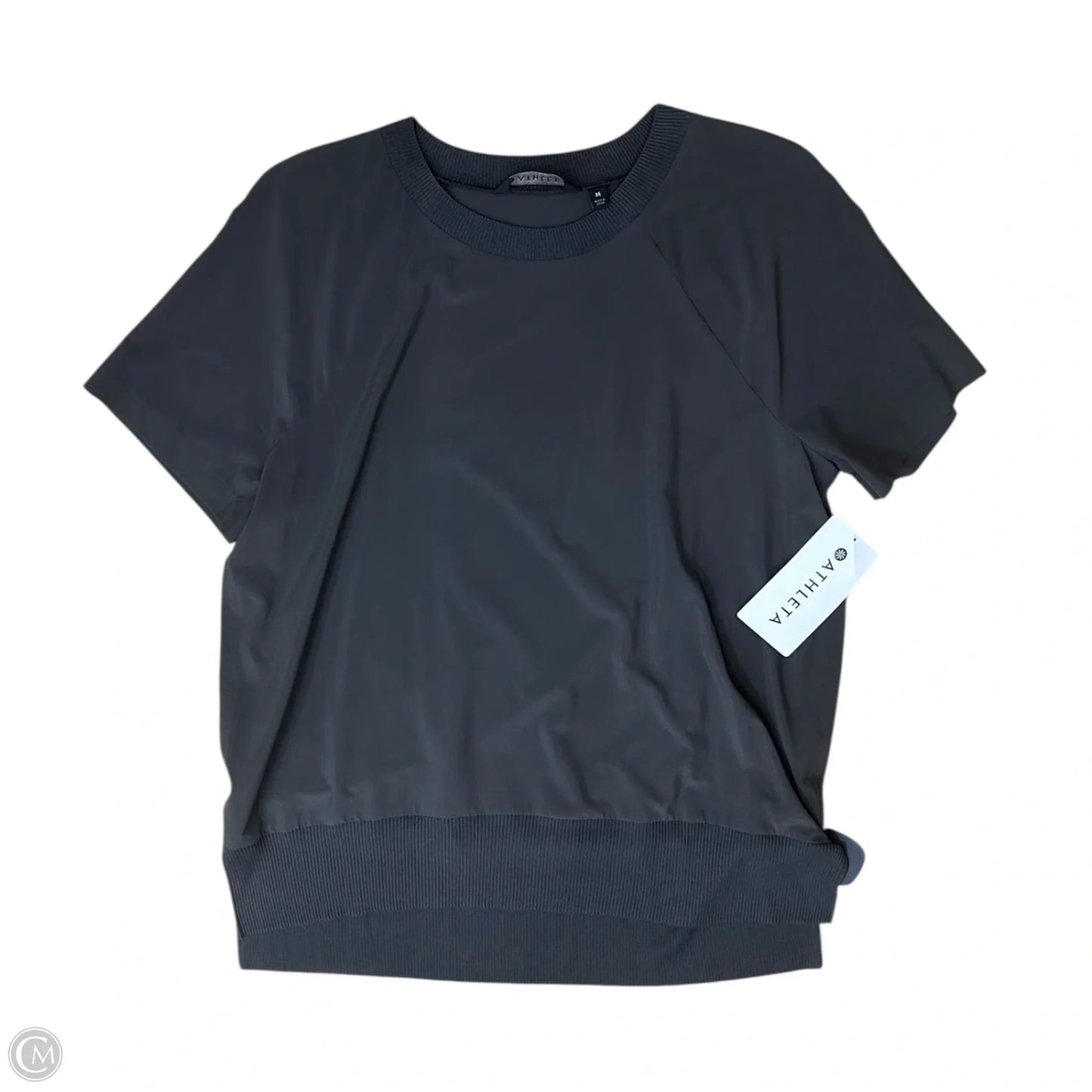 Athletic Top Short Sleeve By Athleta In Brown, Size: M