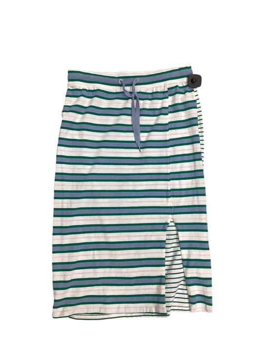 Skirt Designer By Maeve In Striped Pattern, Size: M