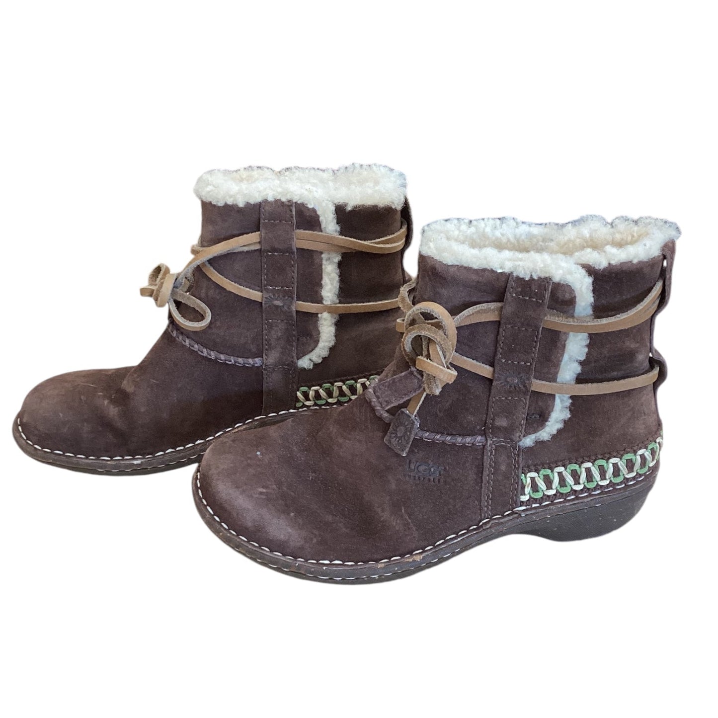 Boots Snow By Ugg In Brown, Size: 7