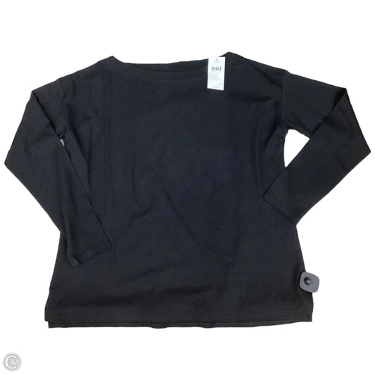 Top Long Sleeve By J. Jill In Black, Size: S