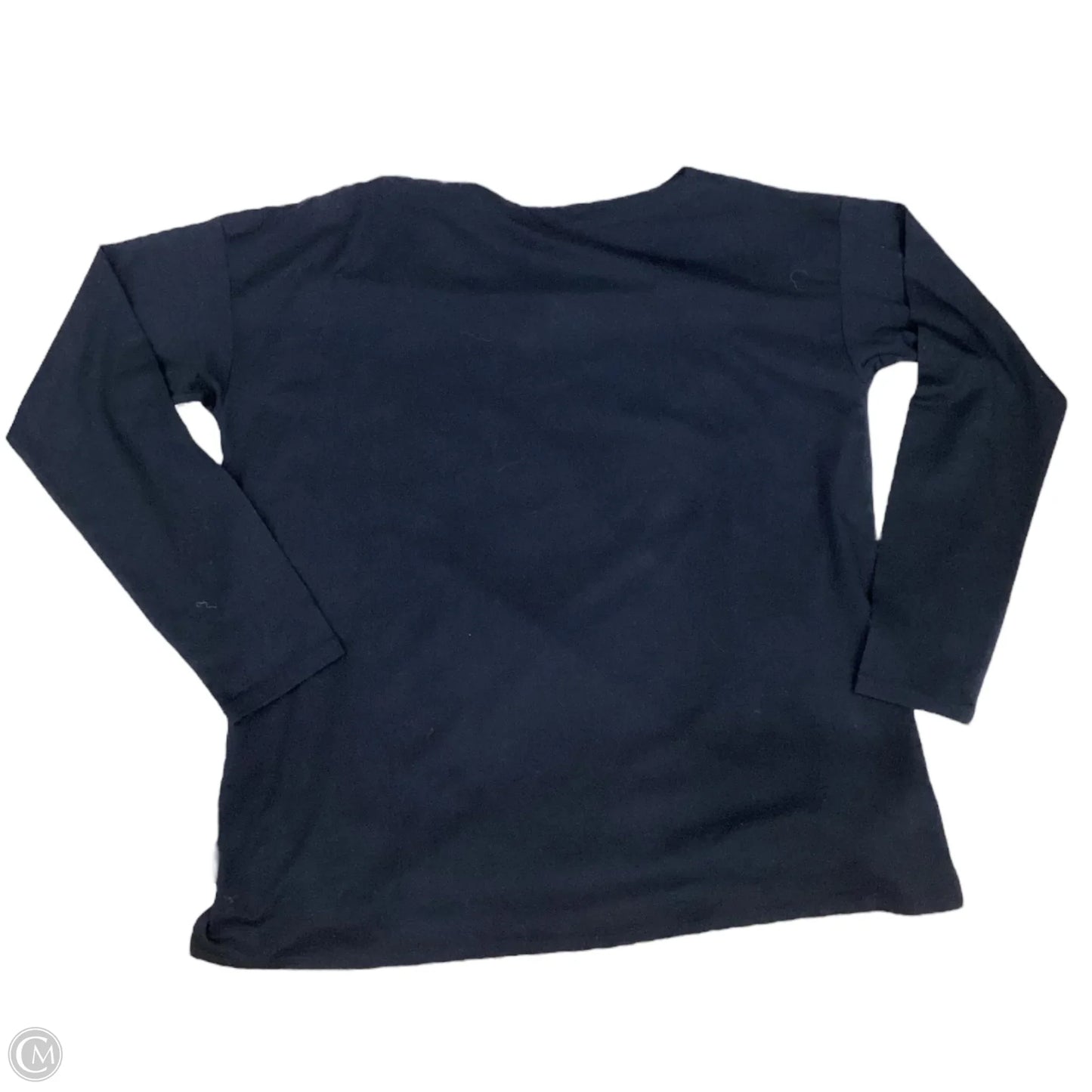 Top Long Sleeve By J. Jill In Black, Size: S