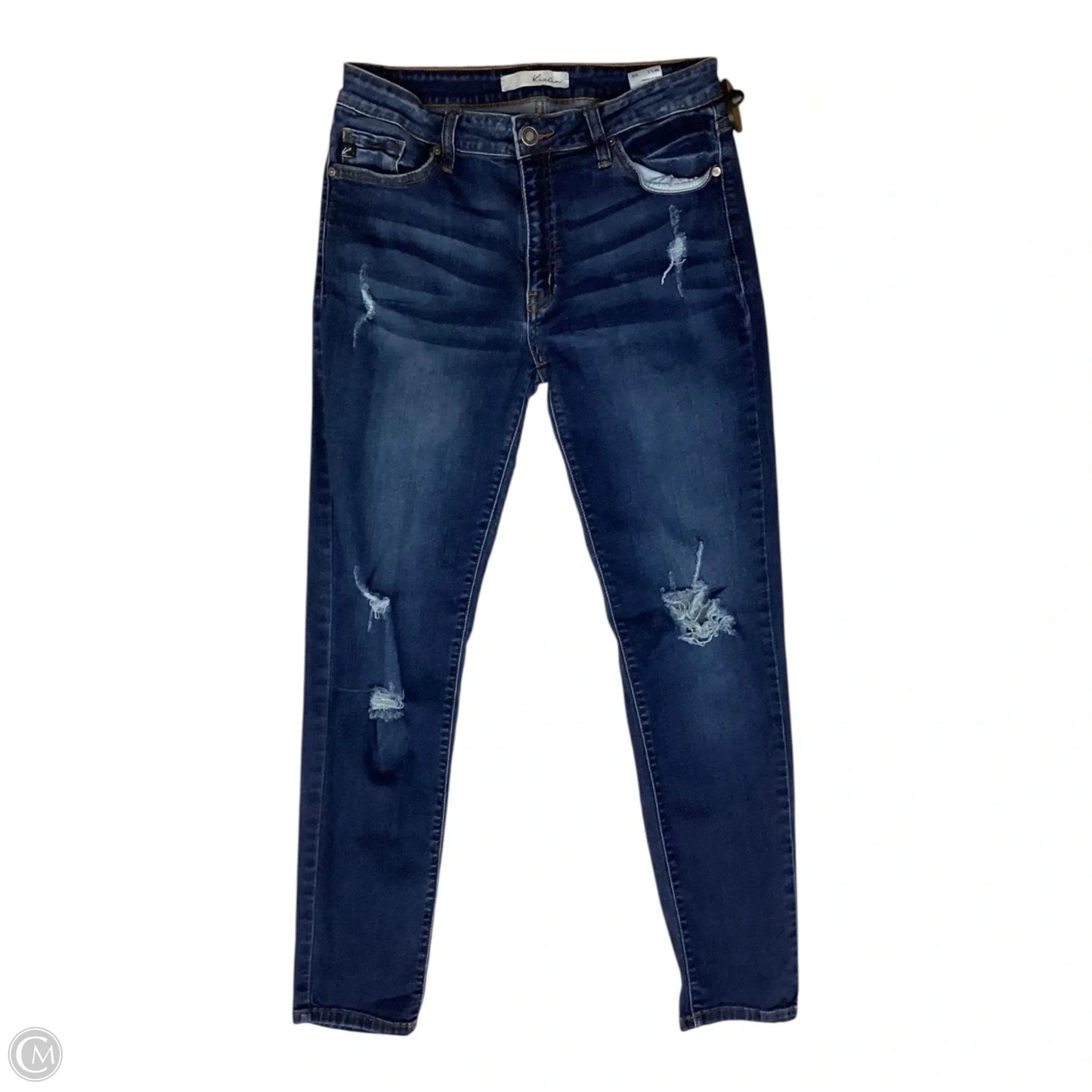 Jeans Skinny By Kancan In Blue Denim, Size: 6