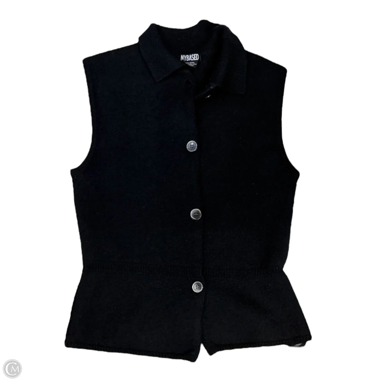 Vest Sweater By Cmc In Black, Size: S