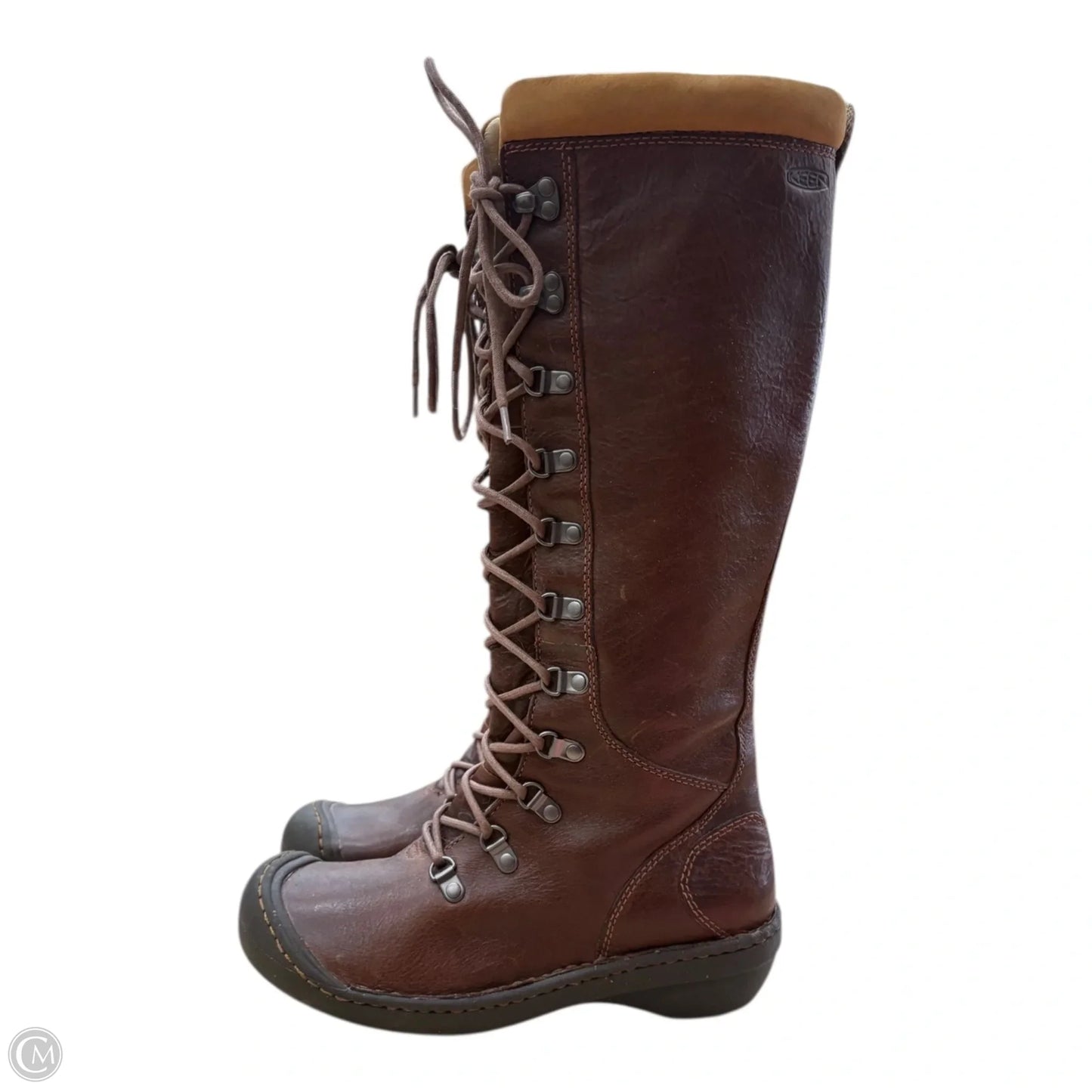 Boots Leather By Keen In Brown, Size: 8.5