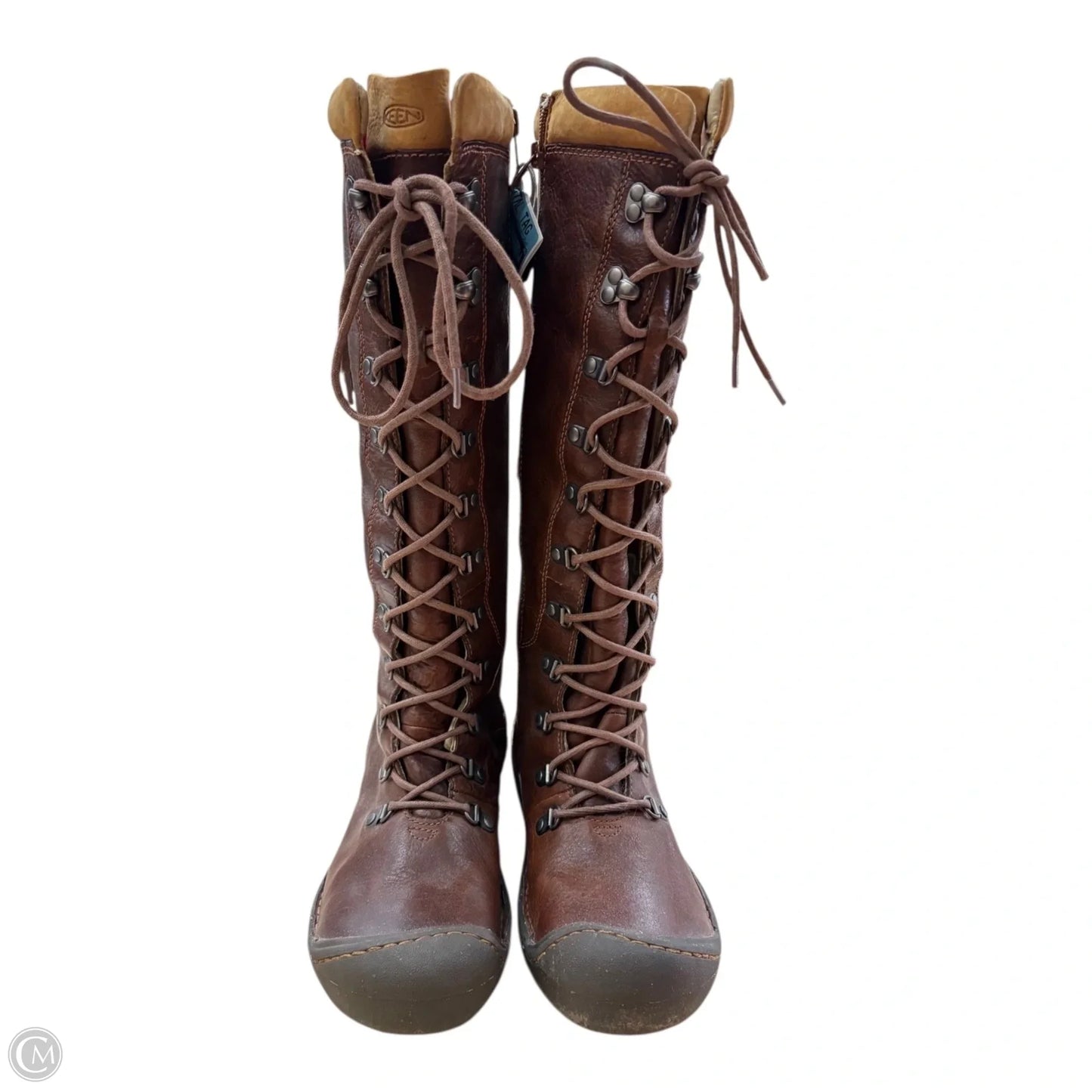 Boots Leather By Keen In Brown, Size: 8.5