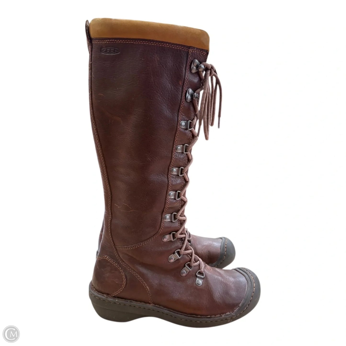 Boots Leather By Keen In Brown, Size: 8.5