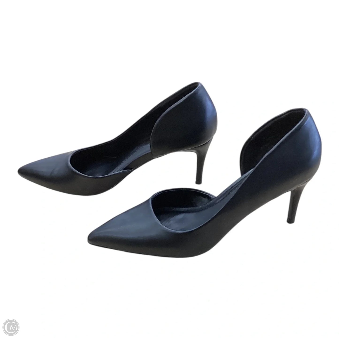 Shoes Heels Kitten By Cushionaire In Black, Size: 7