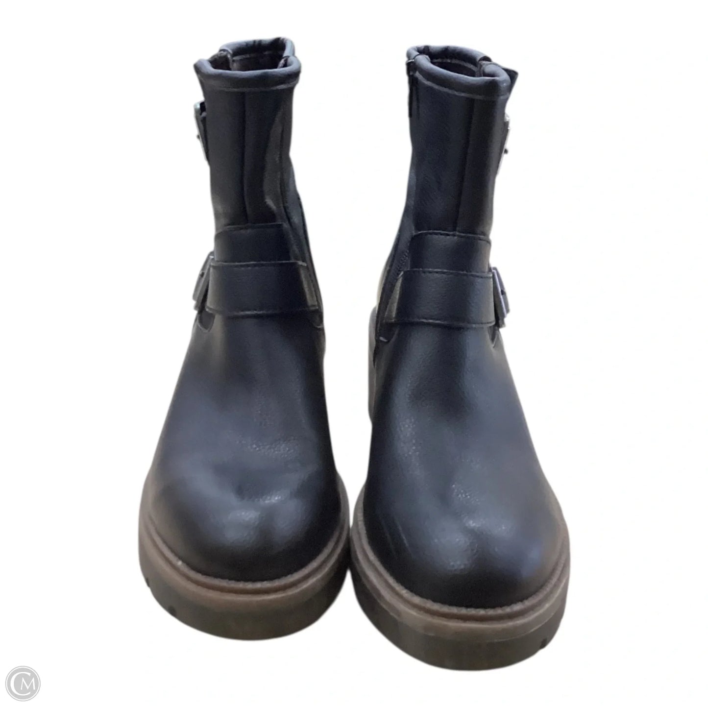 Boots Ankle Heels By Boc In Black, Size: 7