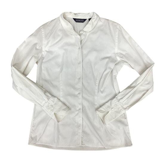 Top Long Sleeve By Lands End In White, Size: 8