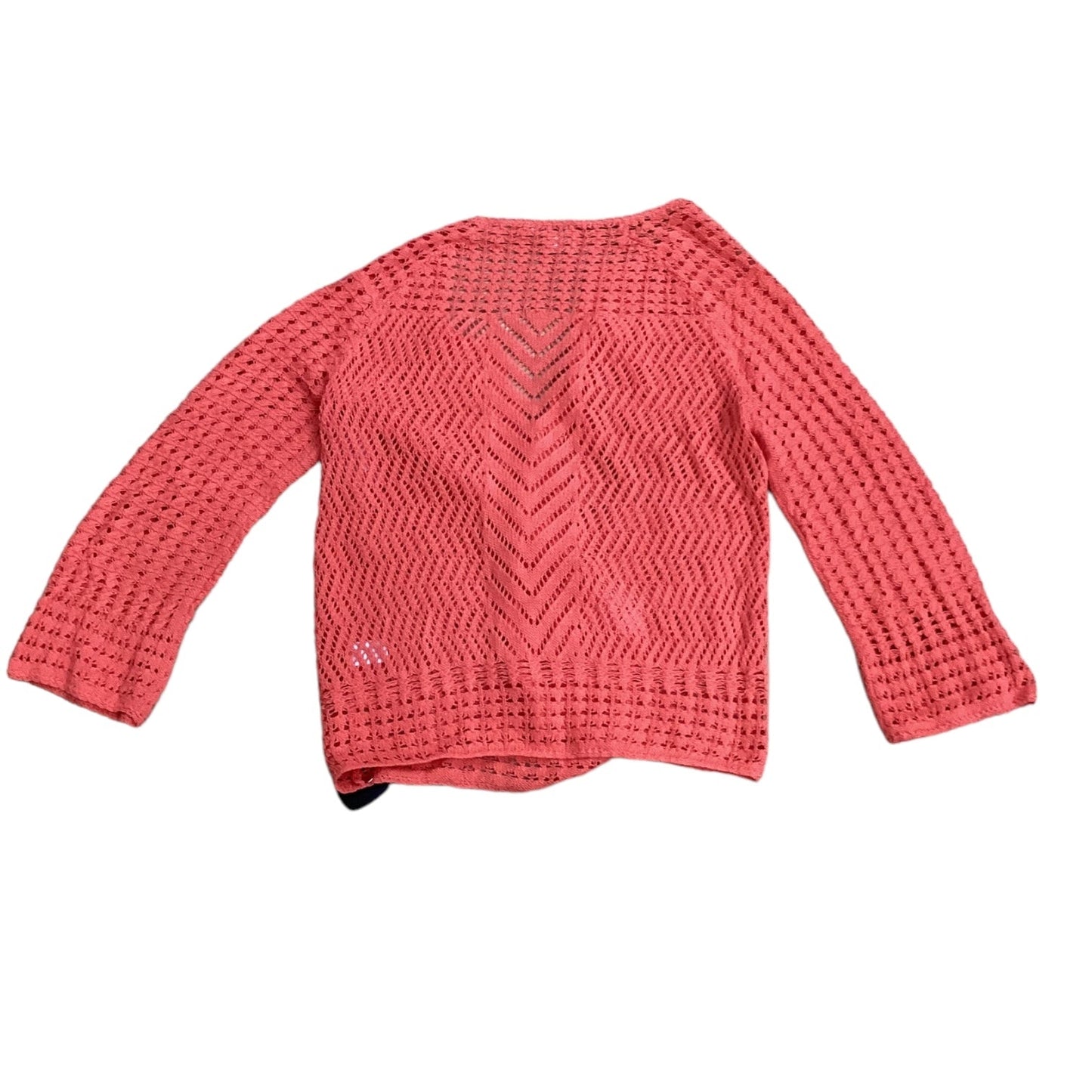 Sweater Cardigan Designer By Sundance In Coral, Size: M