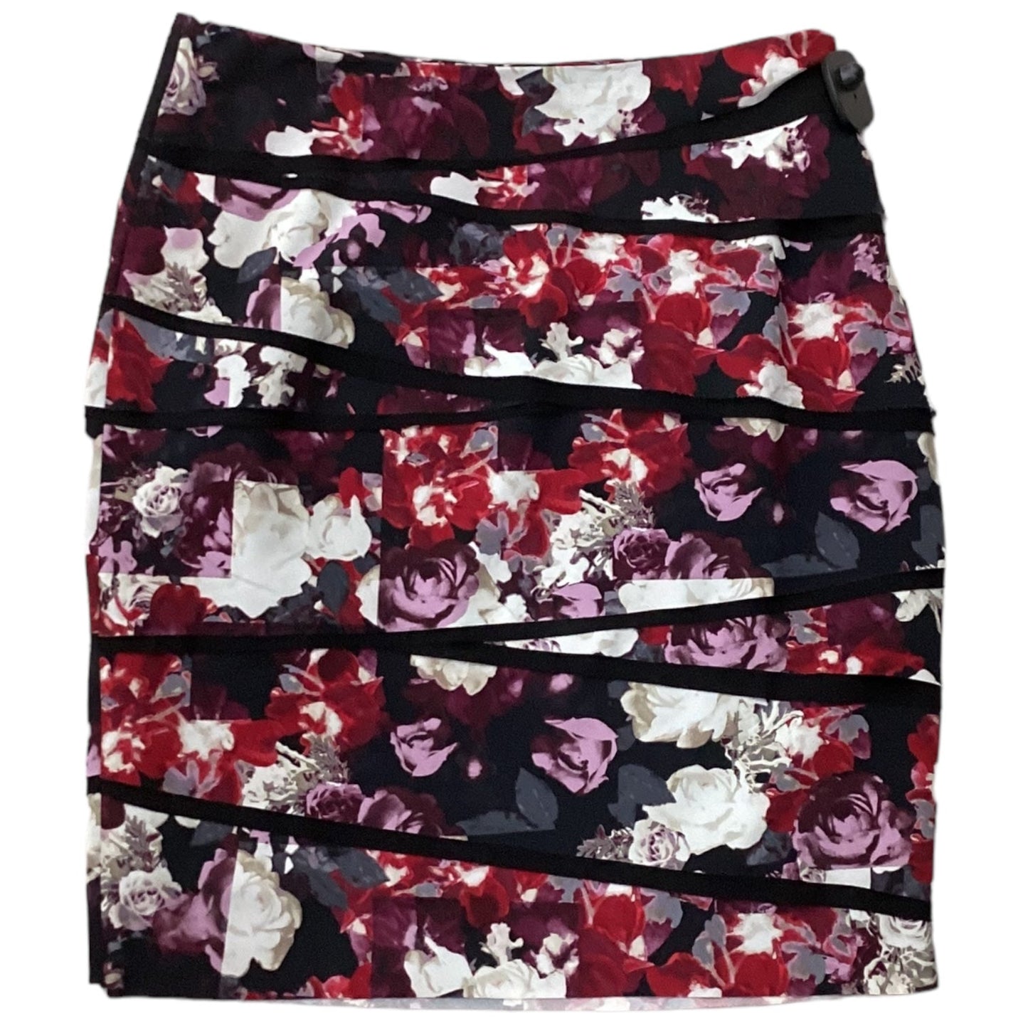 Skirt Designer By White House Black Market In Floral Print, Size: M