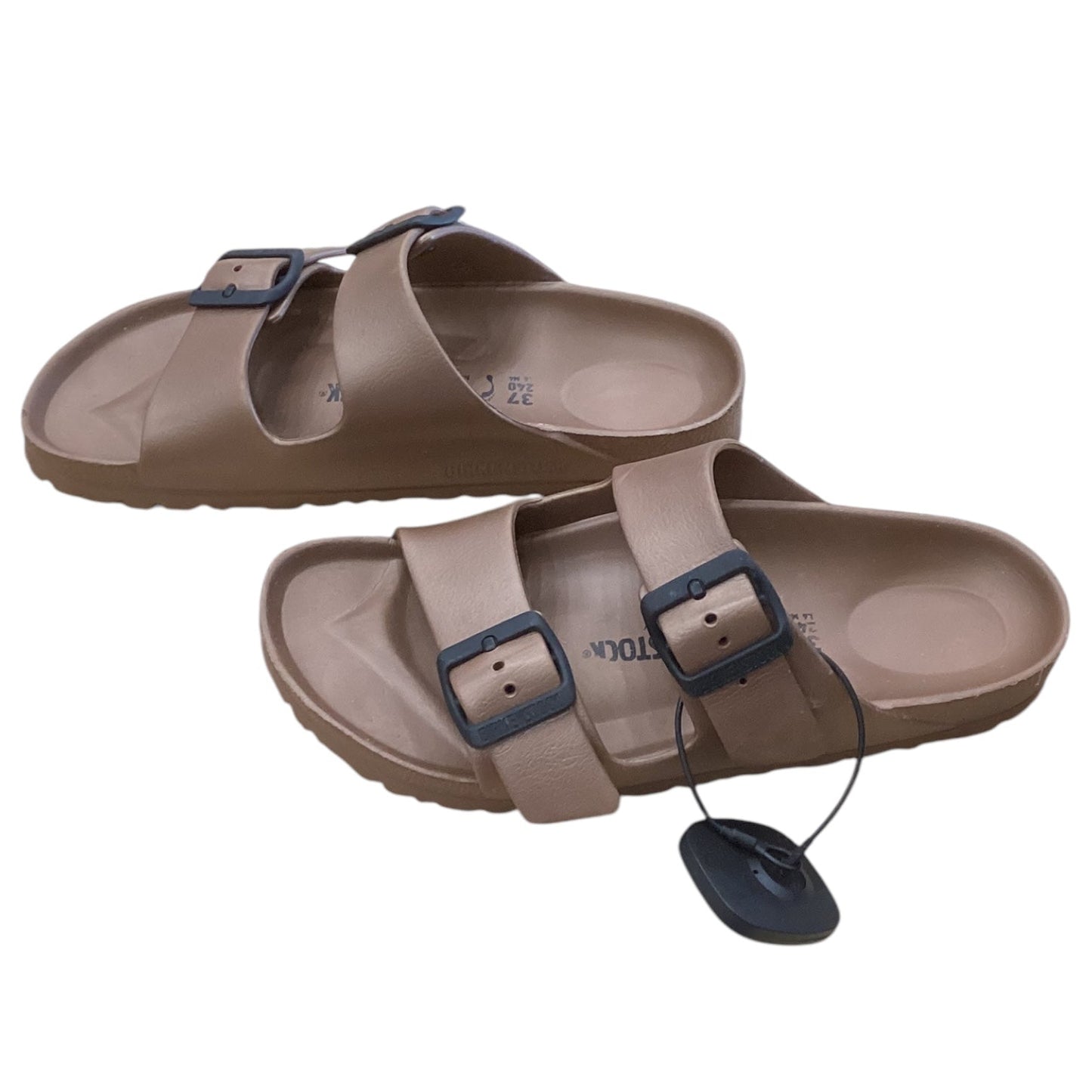 Sandals Designer By Birkenstock In Bronze, Size: 6.5