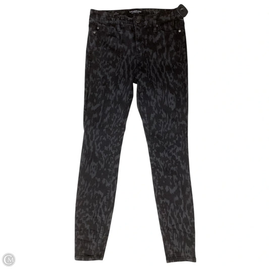 Jeans Skinny By Liverpool In Black & Grey, Size: 4