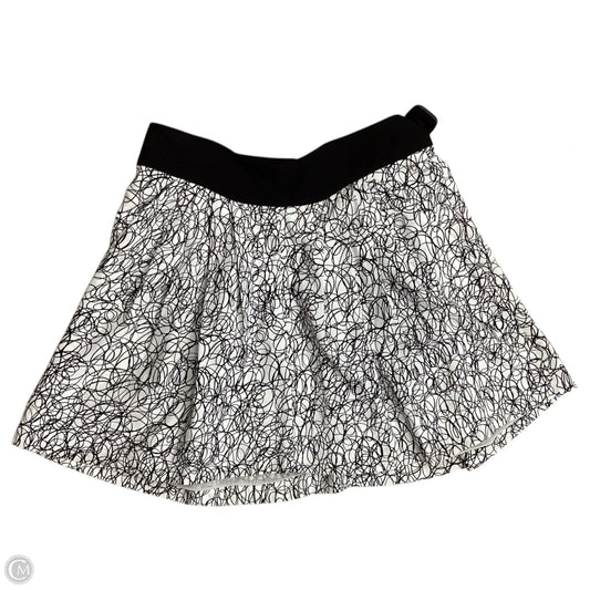 Skirt Designer By Diane Von Furstenberg In Black & White, Size: 4