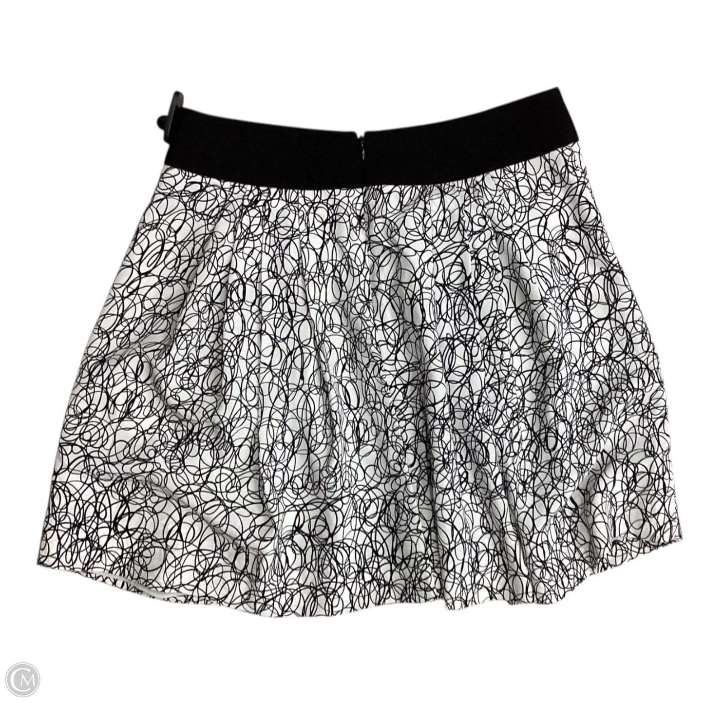 Skirt Designer By Diane Von Furstenberg In Black & White, Size: 4