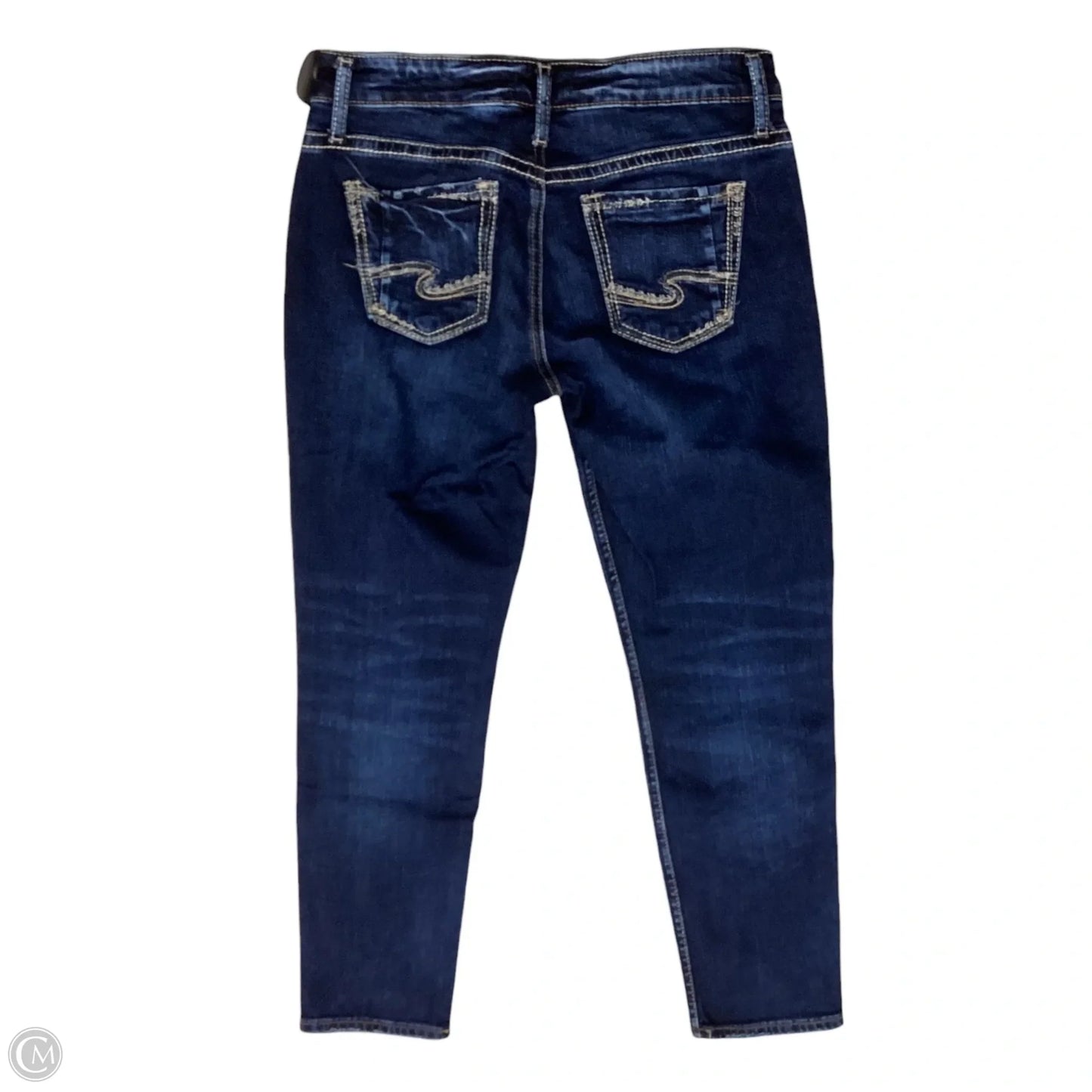 Jeans Straight By Silver In Blue, Size: 4