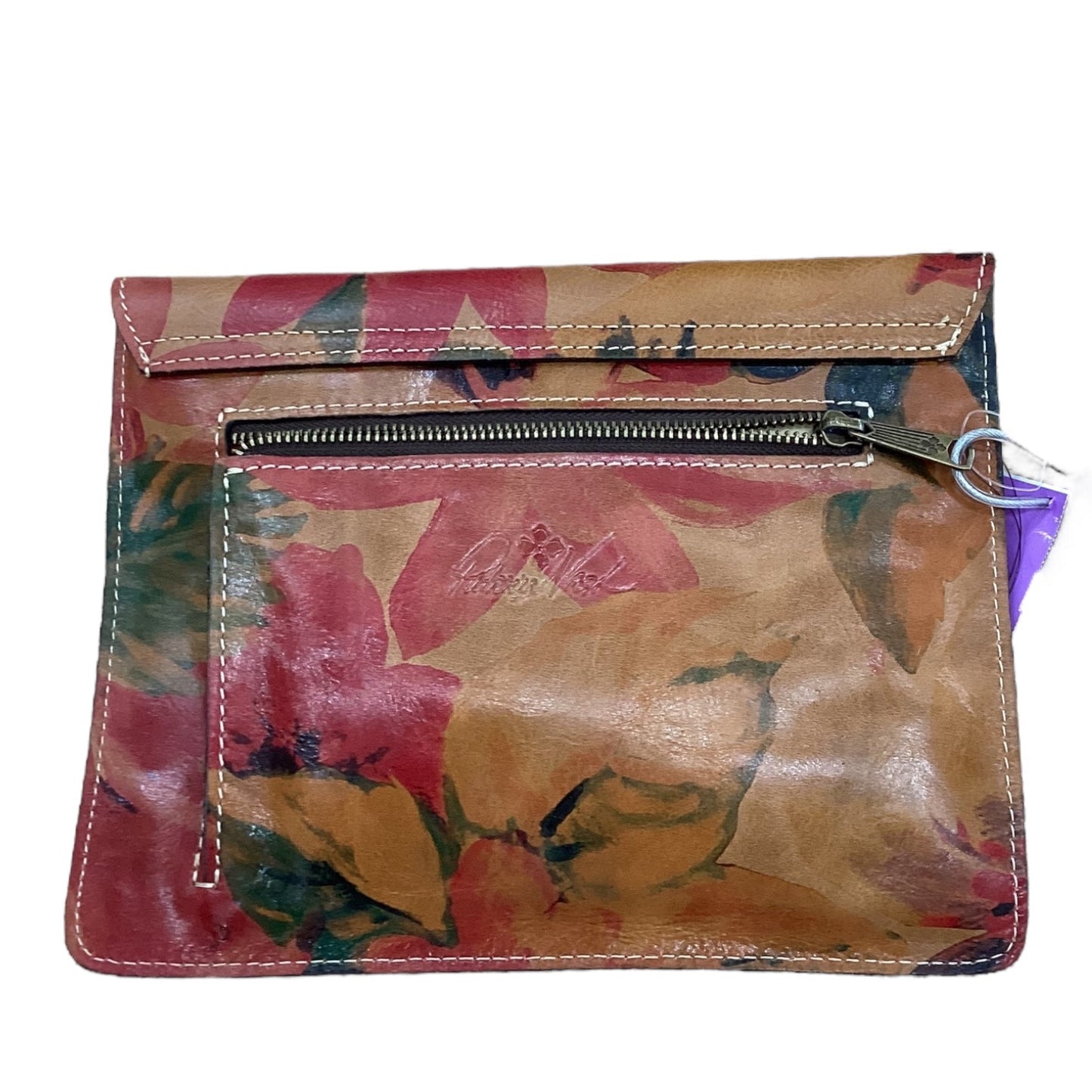 Floral Print Clutch Designer Patricia Nash, Size Medium