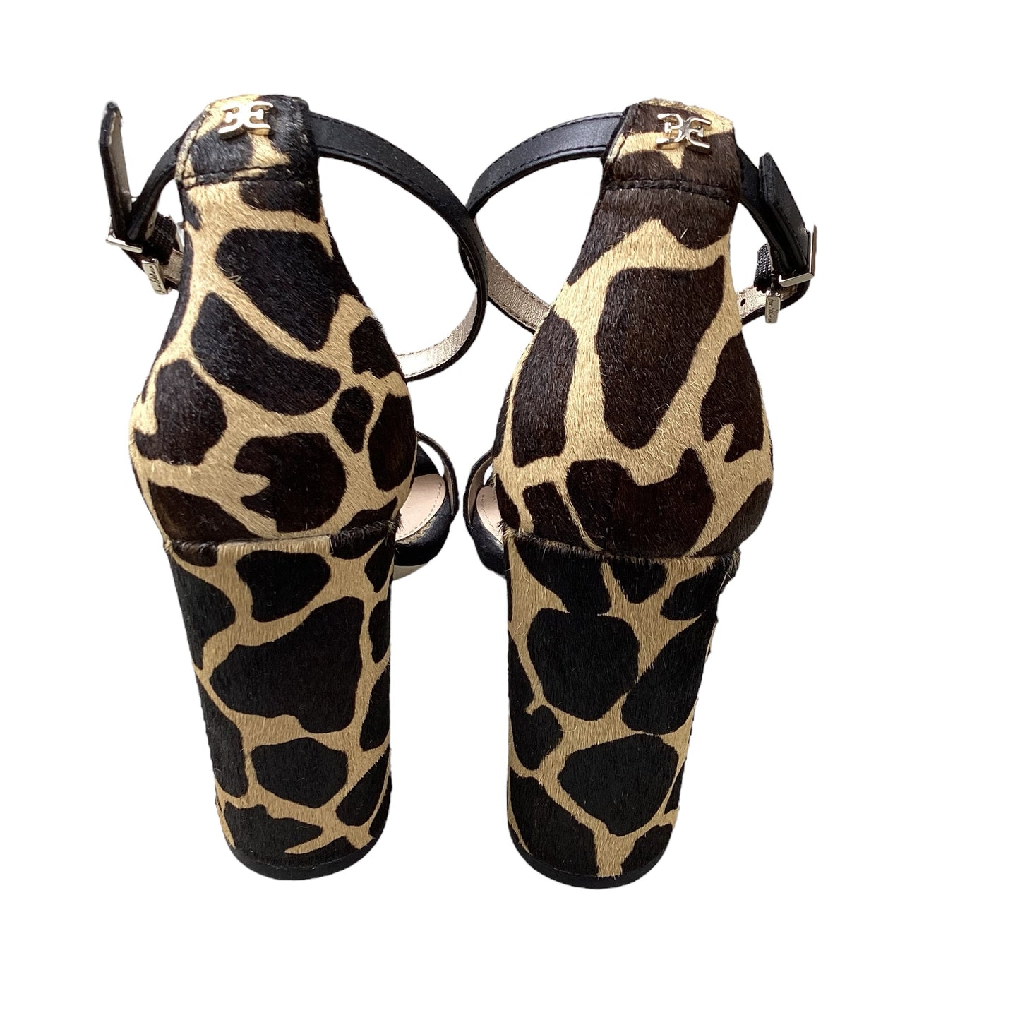 Animal Print Shoes Heels Block Sam Edelman, Size 7