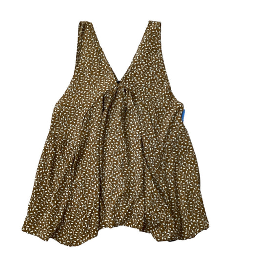 Bronze Top Sleeveless Shein, Size L