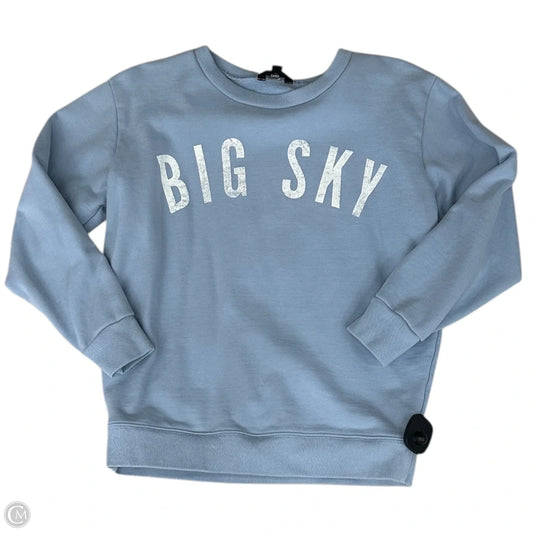 Athletic Sweatshirt Crewneck By J. Crew In Blue, Size: S