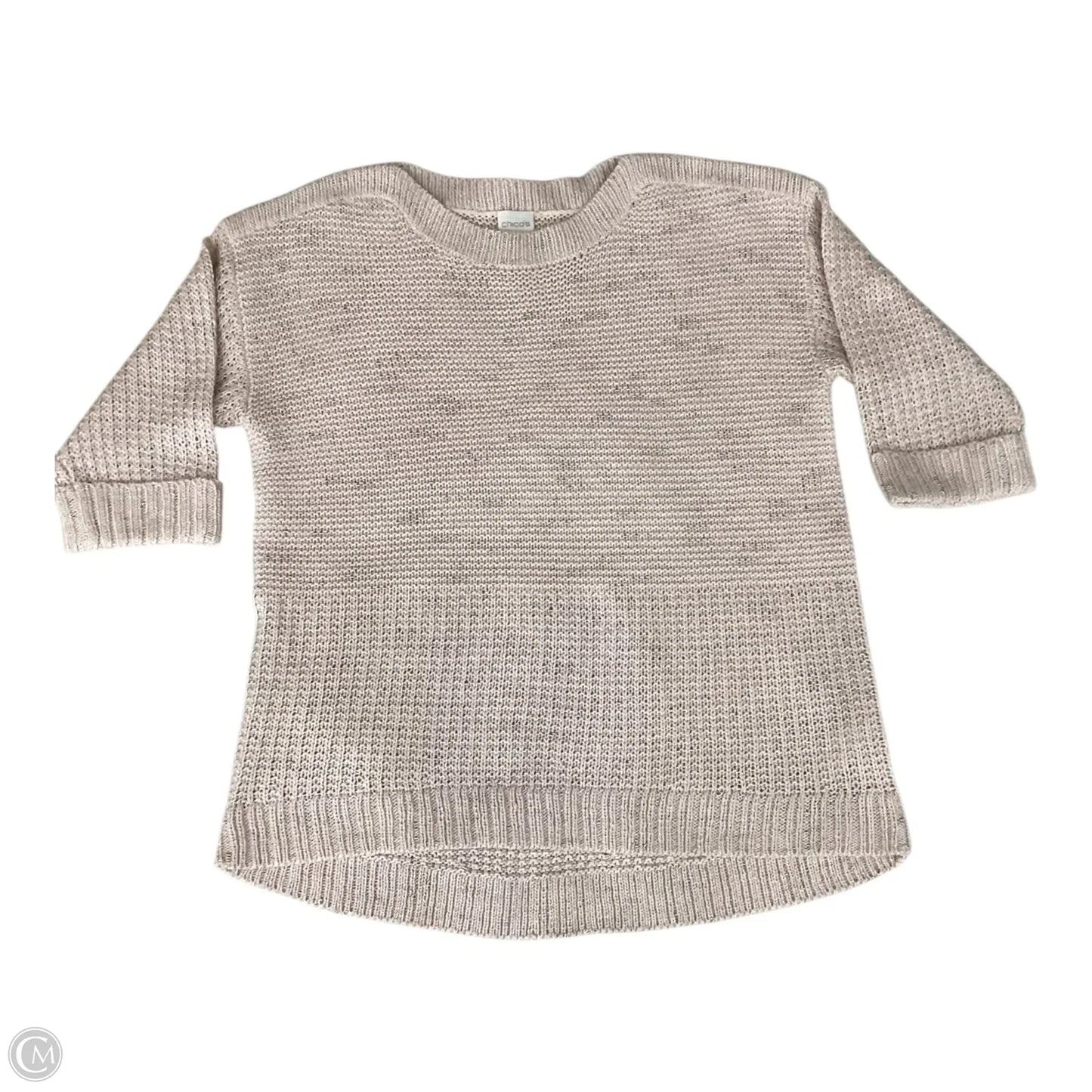Sweater By Chicos In Pink, Size: Xl