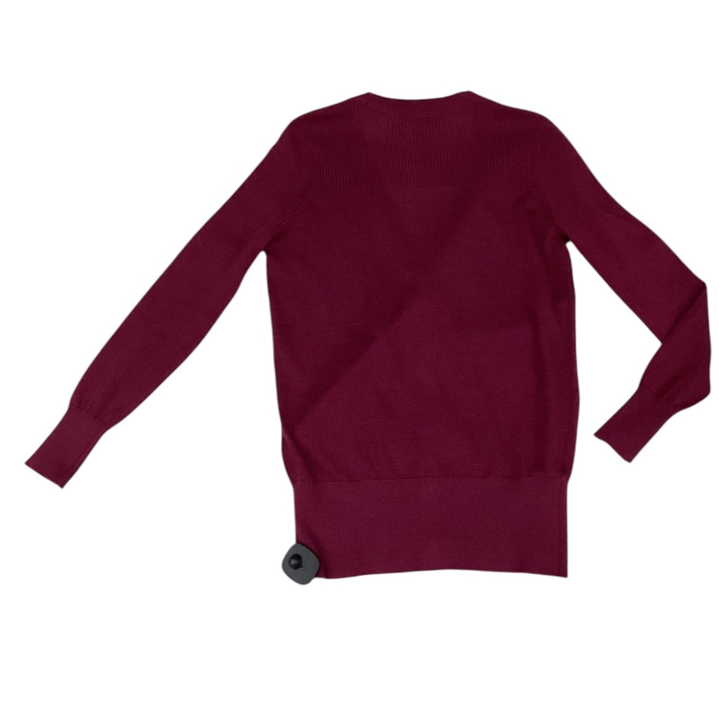 Sweater Cardigan By Loft In Red, Size: Xsp